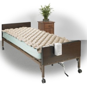 Drive Medical Med-Aire Alternating Pressure Pump & Pad System - Supports up to 300 lbs, Pack of 1, 14001E